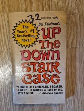 Vintage Avon Paperback Up The Down Staircase By Bel Kaufman